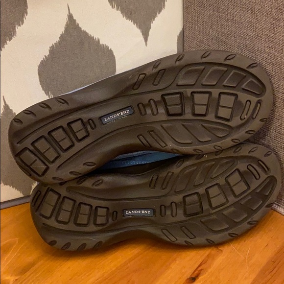 ❤️ 3/$20 SALE! ❤️ LAND’S END Blue Suede Slip On - Picture 7 of 8